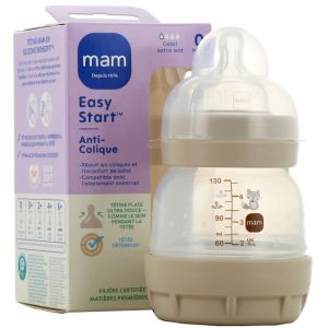 Mam Bib Easy Start A-C T0 130Ml Sable