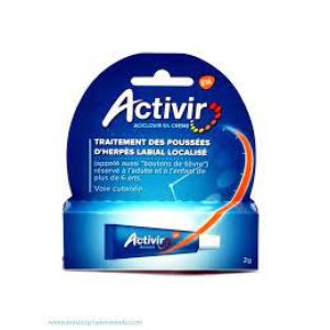 Activir 5% cream 2 g tube