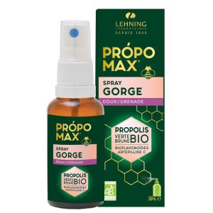 PROPOMAX Gentle throat spray with Pomegranate and Organic Propolis - 30ml