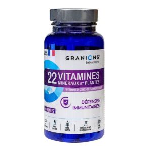 22 immune defense vitamins, minerals and plants - 90 tablets