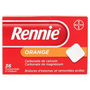 Rennie orange 36 chewable tablets