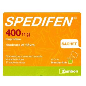 Spedifen 400mg 12 mint-anise sachets