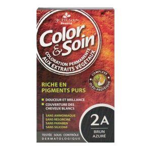 Color & Soin permanent color - 2A azure brown