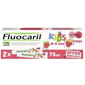 Fluocaril Kids 0/6An Gel Frais 2X50Ml