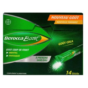 BeroccaBoost cola flavor 14 sticks