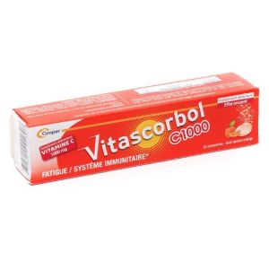 Vitascorbol C1000 apricot flavor - 20 tablets