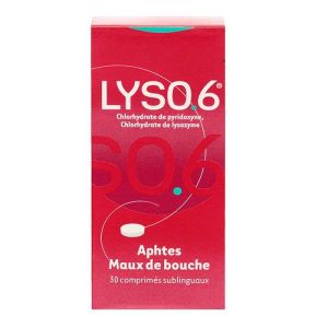 Lyso 6 canker sores 30 tablets