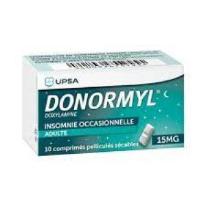 Donormyl 10 scored tablets 15mg