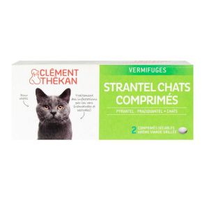 2 tablets Strantel cats