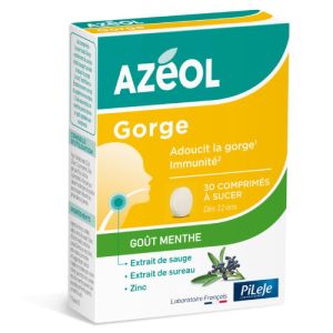 Azéol 30 mint-flavoured tablets
