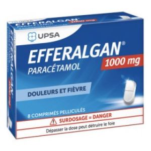 Efferalgan 1g - 8 film-coated tablets