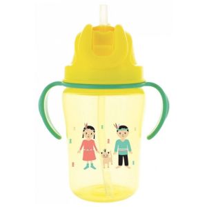 Straw Cup 18 Months+ - 350 ml - Yellow