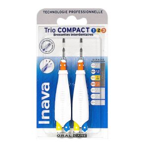 Trio Compact 2x3 interdental brushes 1/2/3