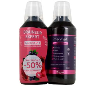 Manhae Draineur Cassis 2X500Ml -50 2Eme