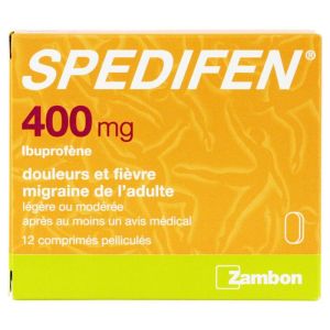 Spedifen 400mg 12 film-coated tablets