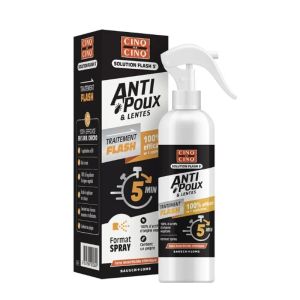 Cinq Sur Cinq Poux Spr Flash 5Min 150Ml