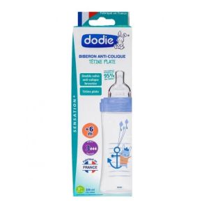 Anti-Colic Baby Bottle 330ml - Flat Teat - +6 months