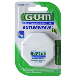 ButlerWeave Waxed Flat Dental Floss - 55m