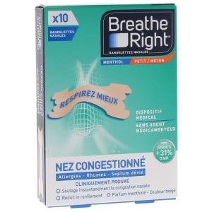 Menthol Nasal Strips - 10 units