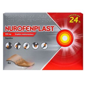 Nurofenplast 200mg 24h 4 plasters