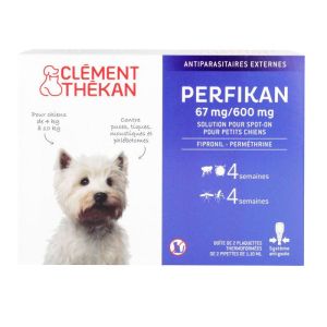 4 Perfikan pipettes for dogs 4-10kg