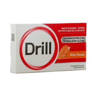 Drill rose honey 24 pastilles