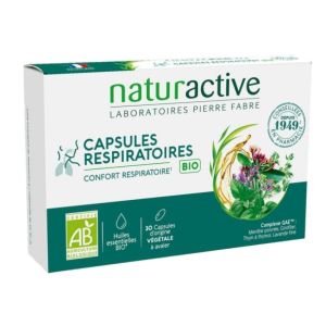 Naturactive Capsules Respiratoires Bio 30