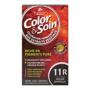 Color & Soin permanent color - 11R blueberry red