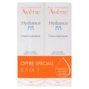 Hydrance rich moisturizing cream - 2x40ml