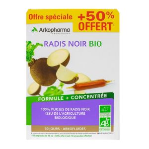 ORGANIC concentrated black radish - 30 vials