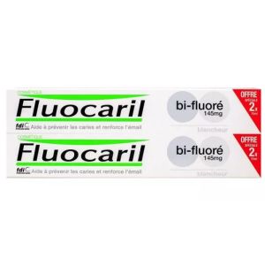 Bi-fluorinated whitening toothpaste 2x75ml