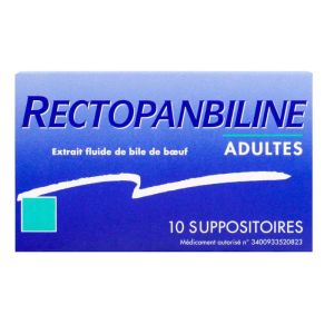 Rectopanbiline 10 suppositories