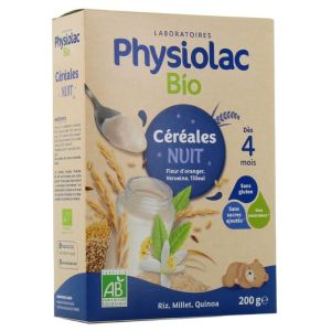 Physiolac Cereal Du Soir Bio 200G