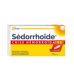 Sedorrhoid - Hemorrhoidal Crisis - 8 Suppositories