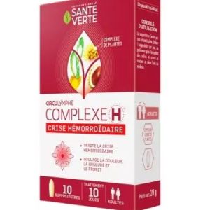 Circulymphe Complex H - 10 suppositories