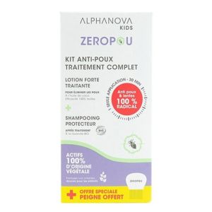 Alphanova Kid Zeropou Kit Anti Poux