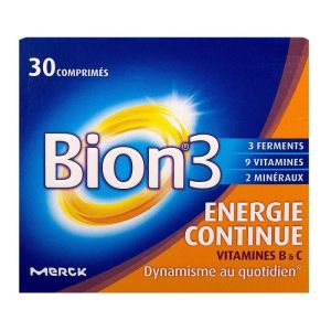 Bion 3 continuous energy 30 tablets