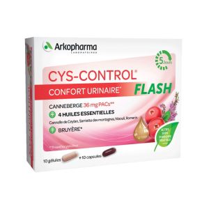 Cys-control flash - 10 capsules + 10 capsules