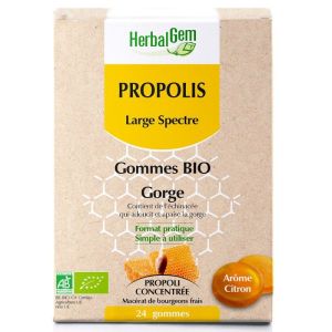 Broad spectrum organic propolis - 24 gummies