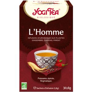 L'Homme - Powerful, spicy, phlegmatic infusion - 17 sachets