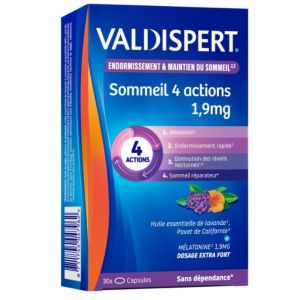 Valdispert 4 Actions 1.9mg 30 Tablets