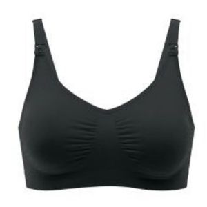 Black Breastfeeding Bra L