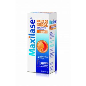 Maxilase sore throat mandarin syrup 200ml