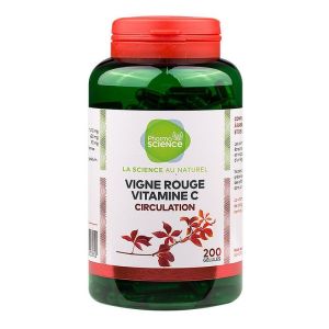 Red vine & vitamin C 200 capsules