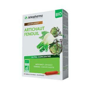 Arkofluides - Artichoke-fennel BIO - 20 vials