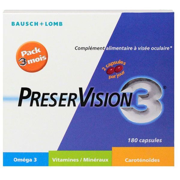 PreserVision3 180 capsules (3 months)