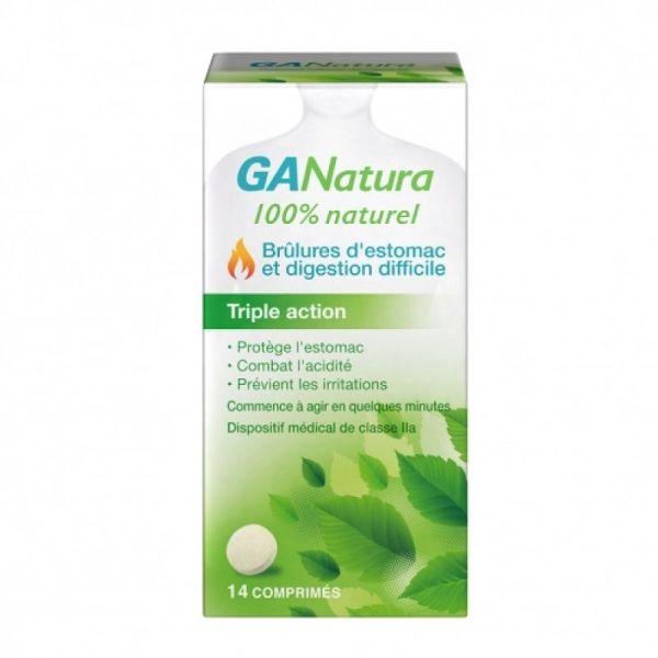 GANatura - Heartburn and Difficult Digestion - 14 Tablets