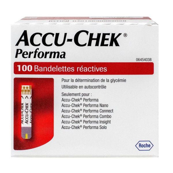 Accu-Check Performa 100 blood glucose test strips