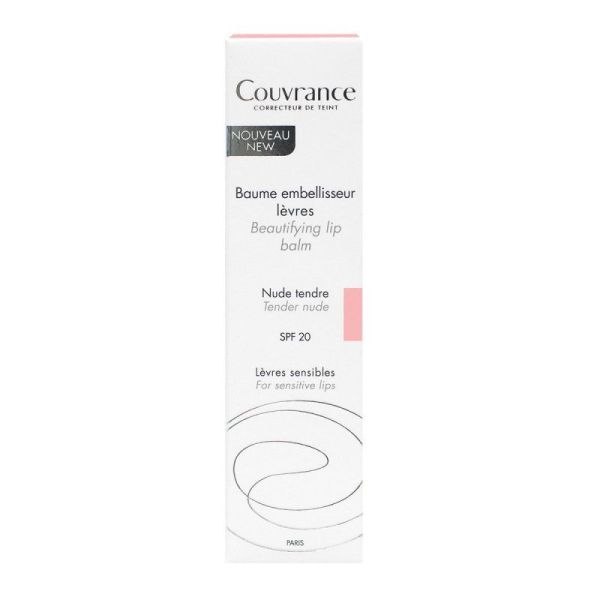 Couvrance beautifying lip balm SPF20 tender nude