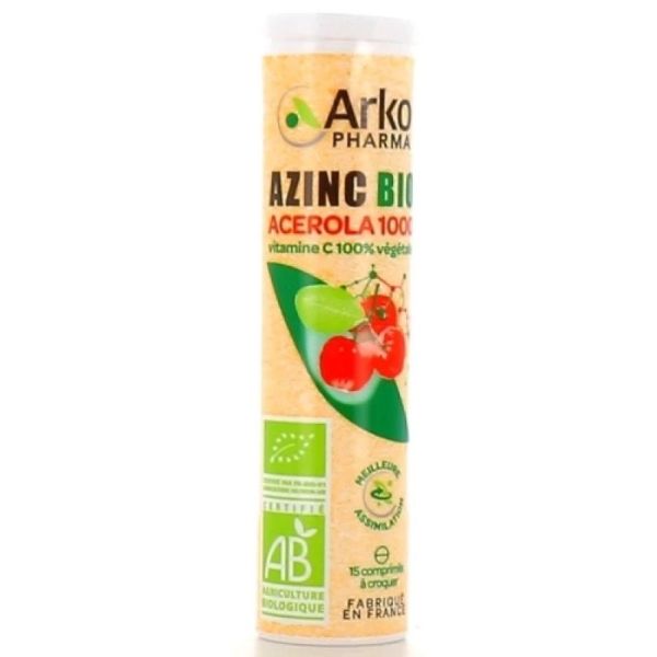 Azinc Naturel Acerola Bio15cp